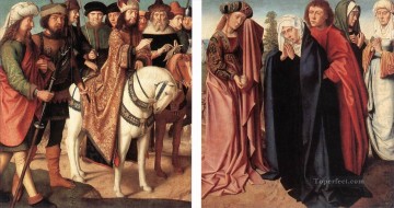 ピラティスと大祭司との論争 ゴルゴタの聖女たちと聖ヨハネ ジェラルド・デイビッド Oil Paintings